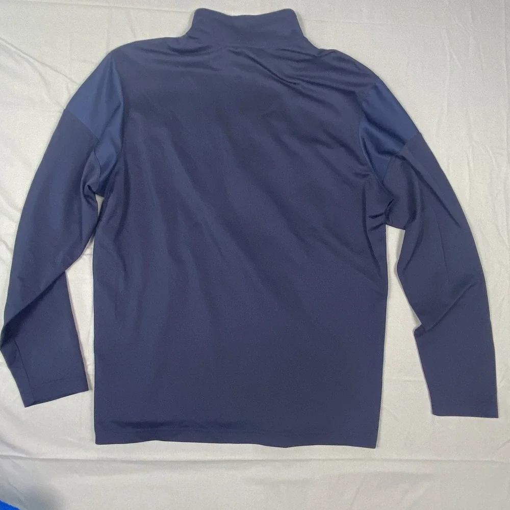 Penn State Nittany Lions Jacket Mens XL Navy Blue Nike Football NCAA Quarter Zip